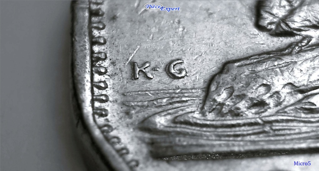 1950 - Coin détérioré K.G / F.G / 5 Cents (DDD) Image942