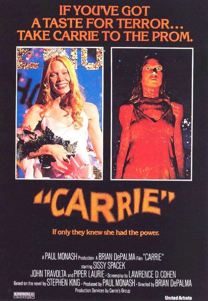 Which is your most favorite Stephen King movies? Carrie11