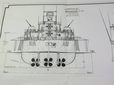 A59 Modellbauplan Schiffsmodell Bauplan Deutschland 