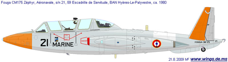 Fouga CM 170 Magister & CM 175 Zéphyr 21_2010