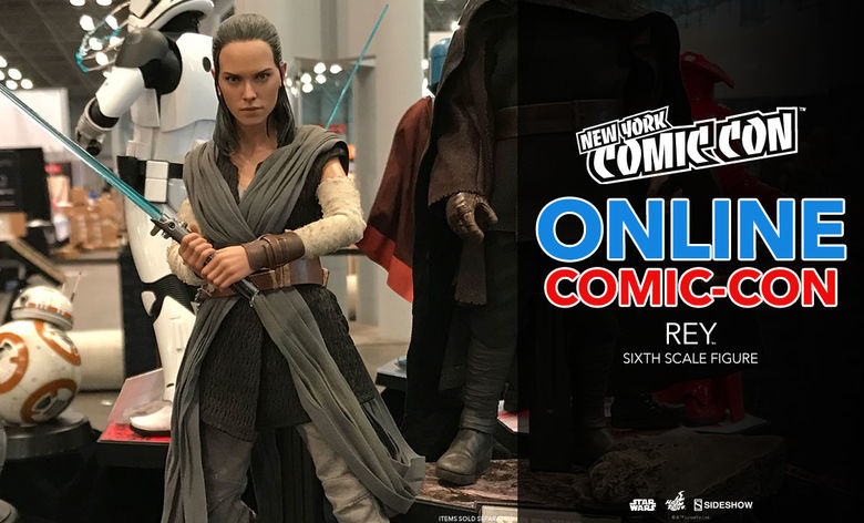 Star Wars The Last Jedi : 1/6 Rey (Jedi Training) Online Comic Con New York (Hot Toys) 00300510