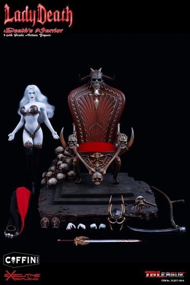 Lady Death : Death's Warrior V2 with Throne 1/6 (TBLeague) 17134914