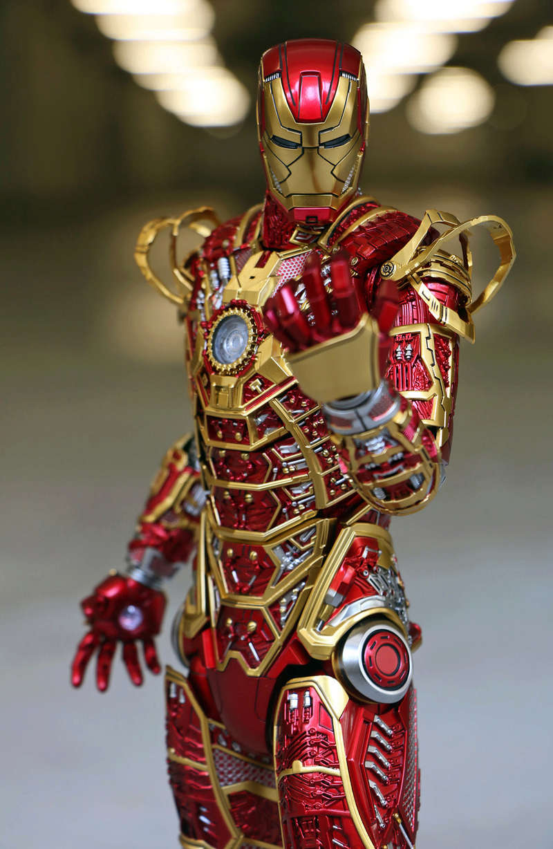Iron Man 3 - Iron Man Mark XLI (41) Bones (Retro Armor Version) 1/6 (Hot toys) 21491611