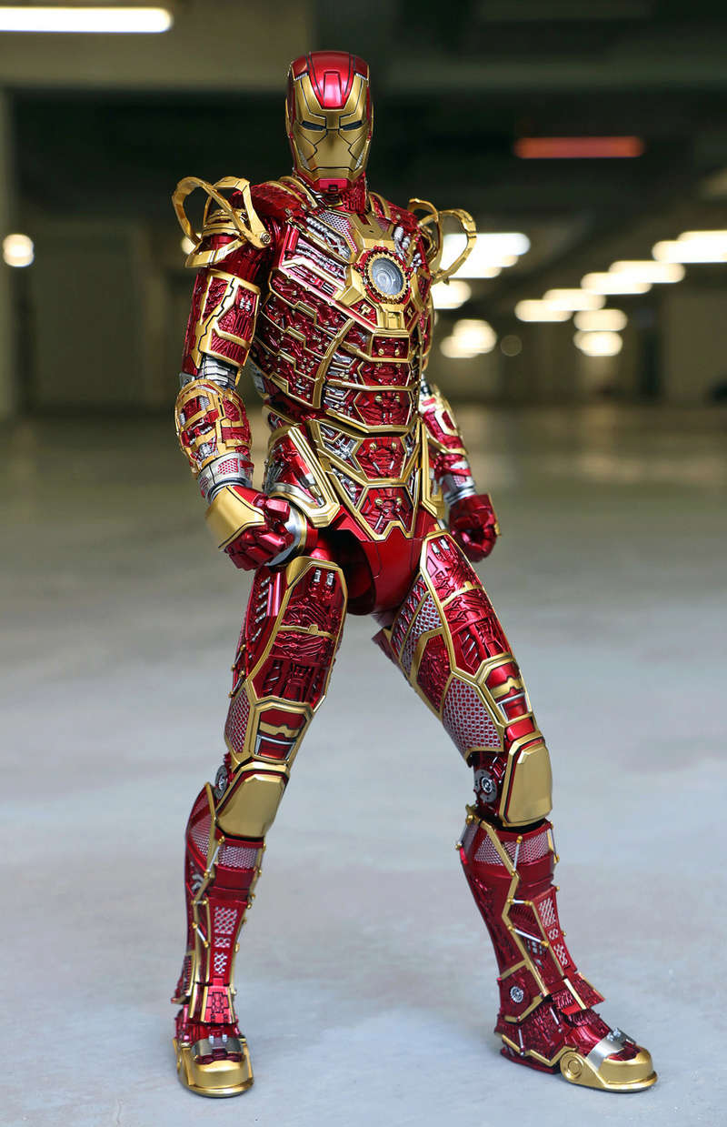 Iron Man 3 - Iron Man Mark XLI (41) Bones (Retro Armor Version) 1/6 (Hot toys) 21491810