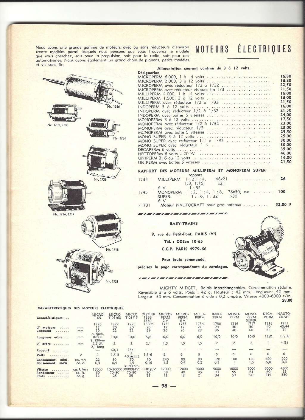 [BABY TRAIN 1965] Catalogue 1965 19ème année Baby_211
