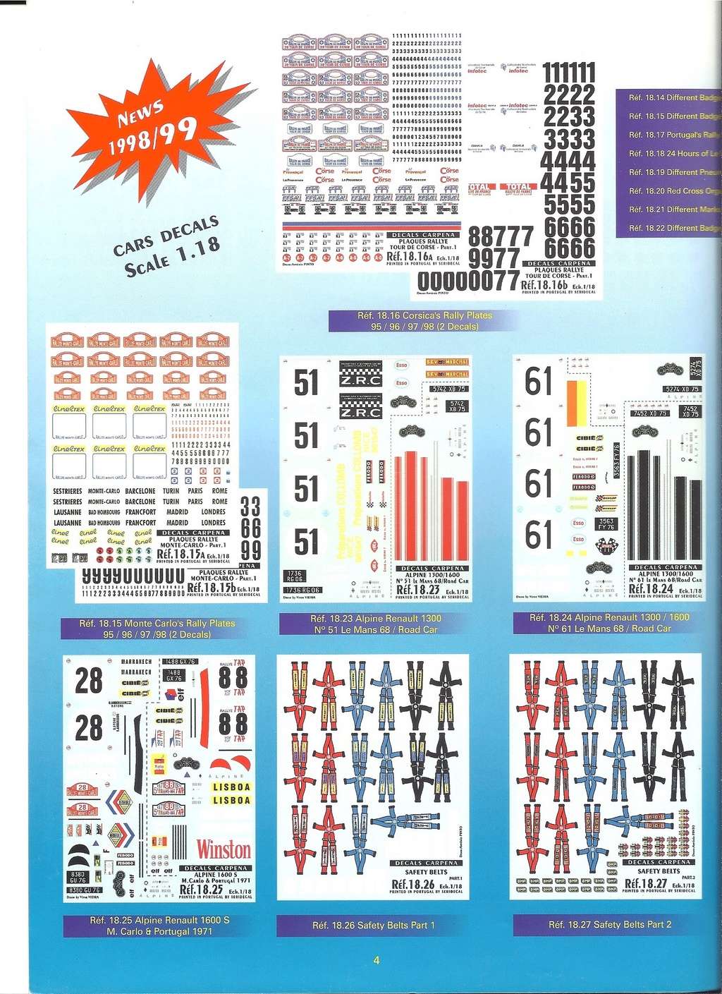 [COLORADO 1998] Catalogue CARPENA nouveautés 1998 Colora11