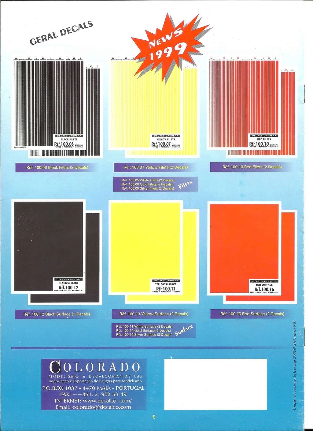 [COLORADO 1998] Catalogue CARPENA nouveautés 1998 Colora15