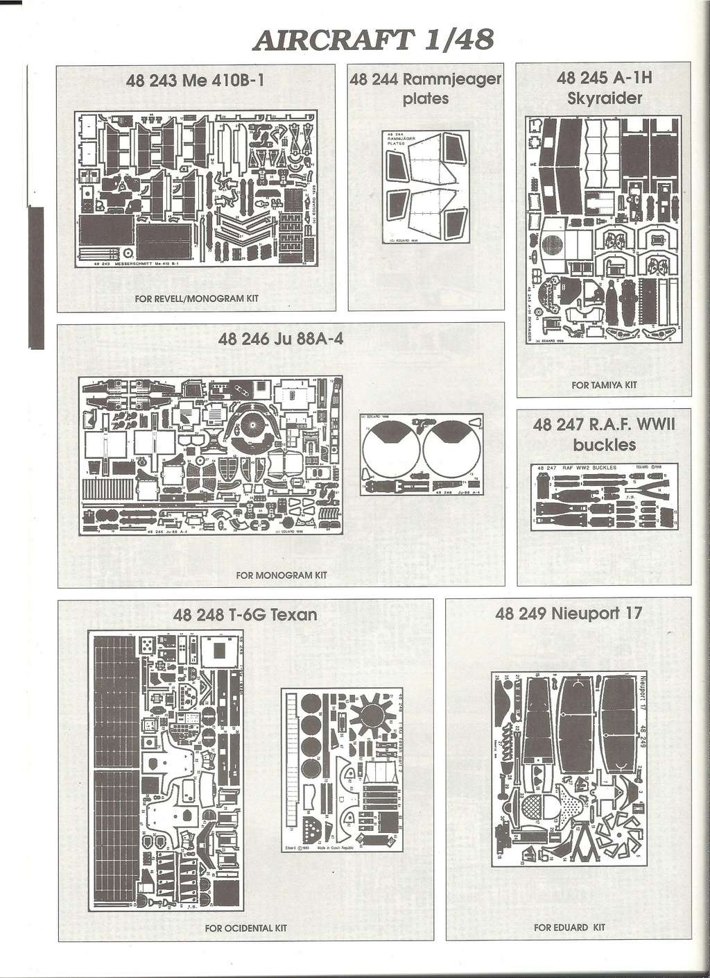 [EDUARD 1999] Catalogue photodécoupe part III 1999 Eduard21