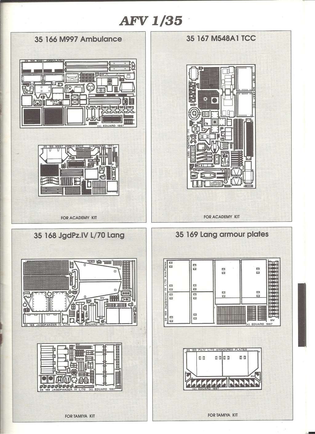 [EDUARD 1999] Catalogue photodécoupe part III 1999 Eduard22