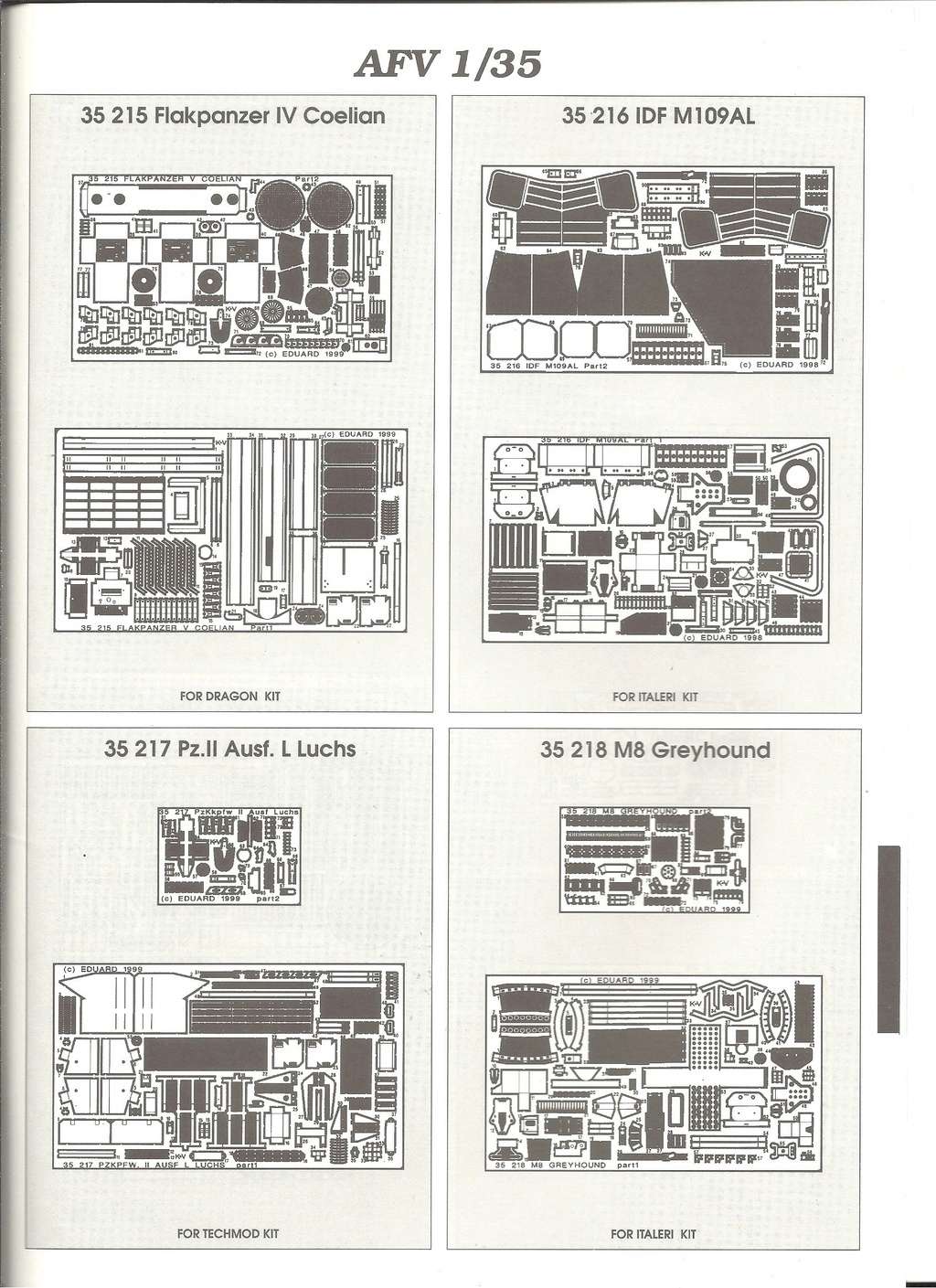 [EDUARD 1999] Catalogue photodécoupe part III 1999 Eduard38