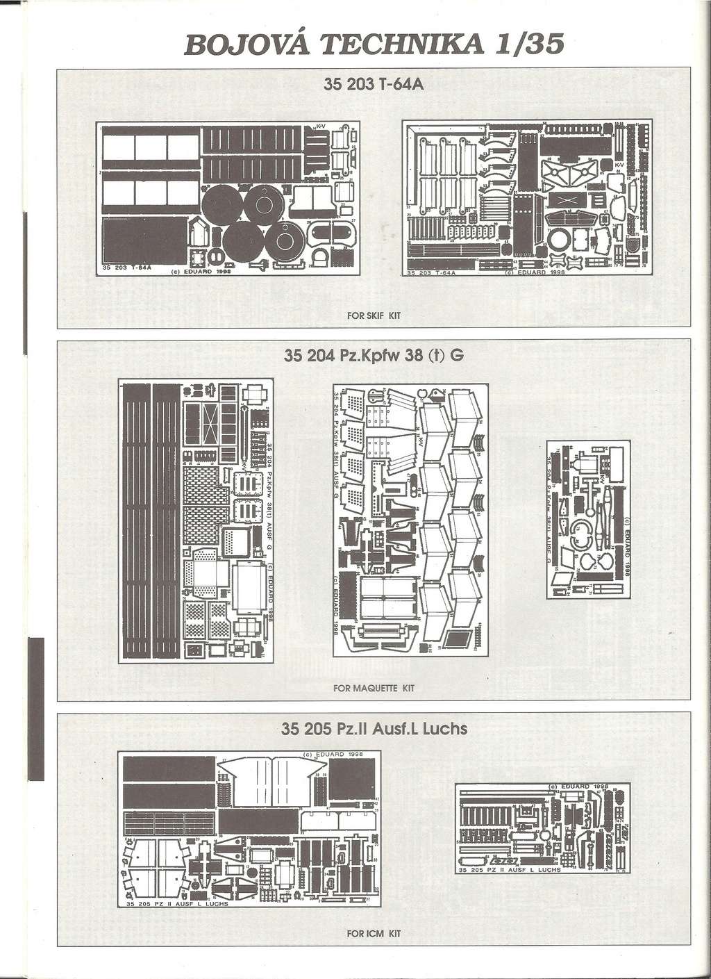 [EDUARD 1999] Catalogue photodécoupe part III 1999 Eduard40