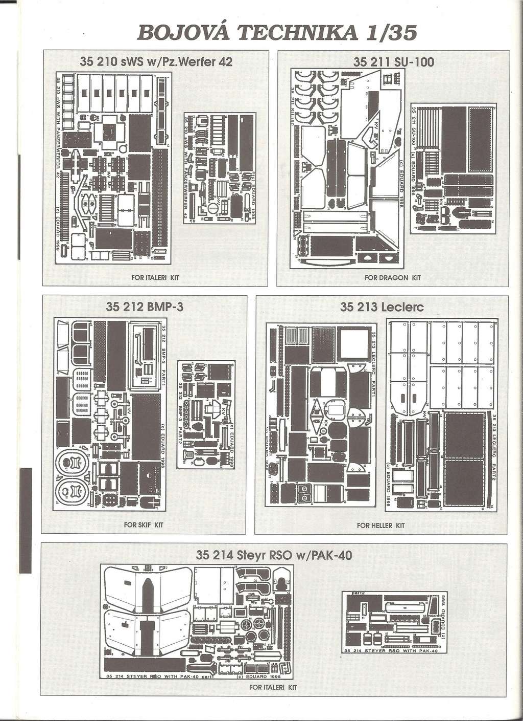 [EDUARD 1999] Catalogue photodécoupe part III 1999 Eduard43