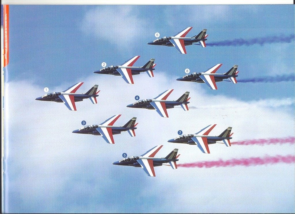 Patrouille de FRANCE 1/72ème Ref 52303 Notice Helle293