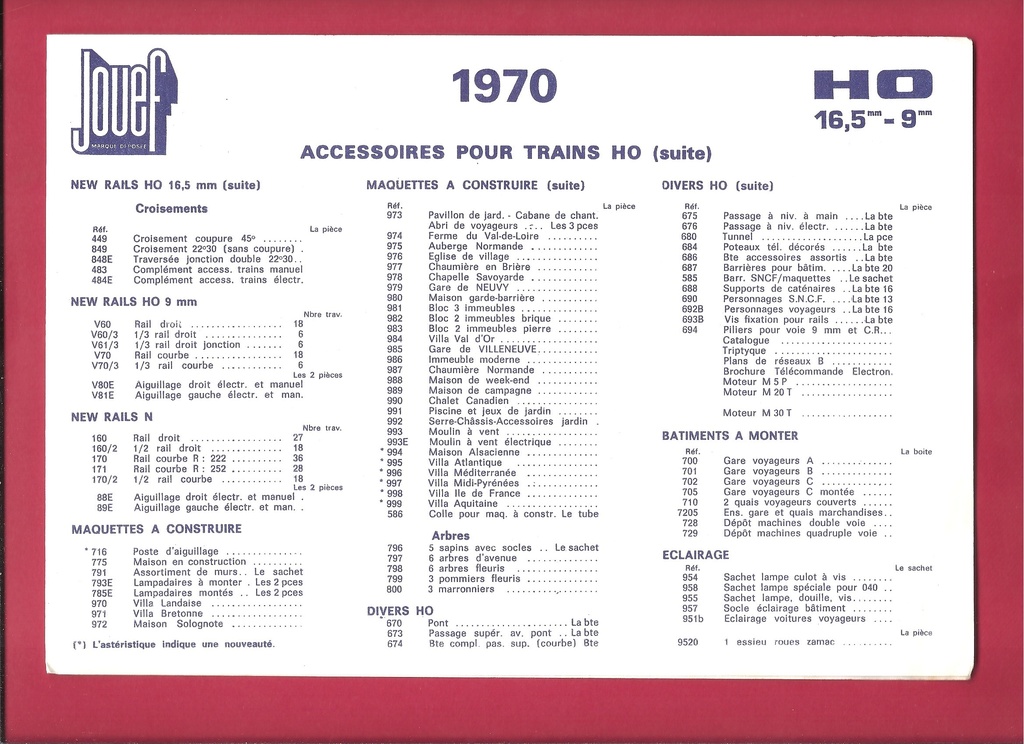 [JOUEF 1970] Catalogue 1970 Jouef153