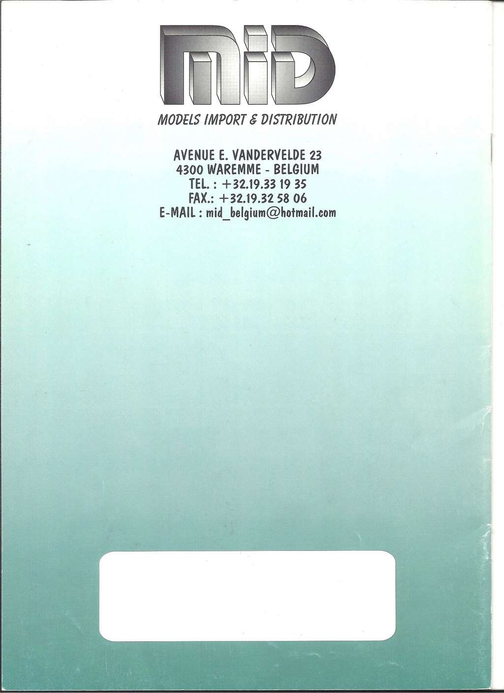 [MODELS IMPORT & DISTRIBUTION 1999] Catalogue 1999 Models31