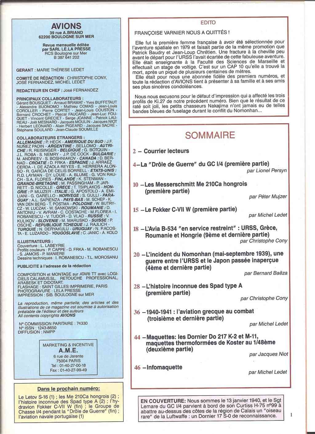 CURTISS 75.A3 Réf L094 1/72ème [sans suite VMD] Revue103