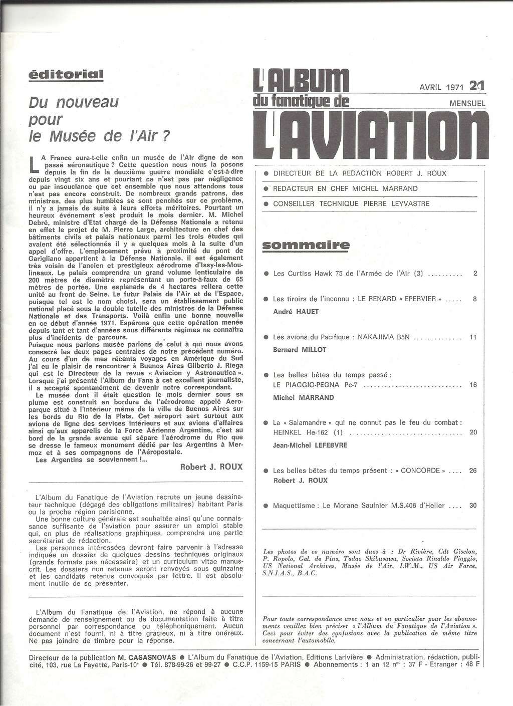 [SMER] CURTISS 75.A3 Réf 1/72ème Revue175