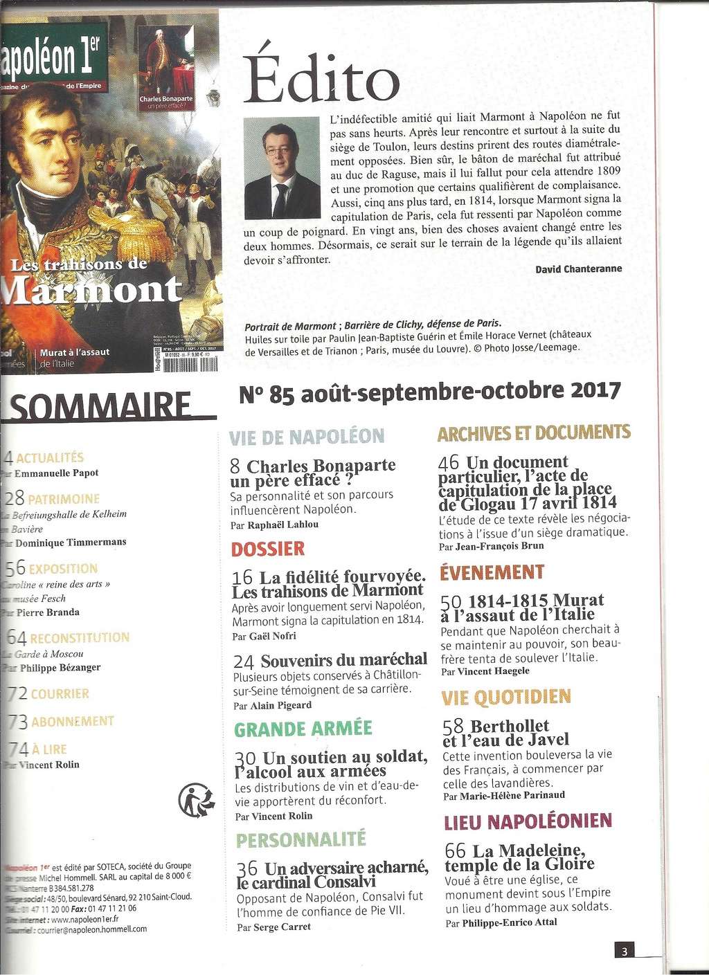 Revues Août 2017 Revue285