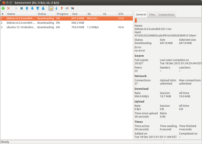 baretorrent 0.4.4 - Η εναλλακτική λύση του uTorrent για Linux Ss-ubu10