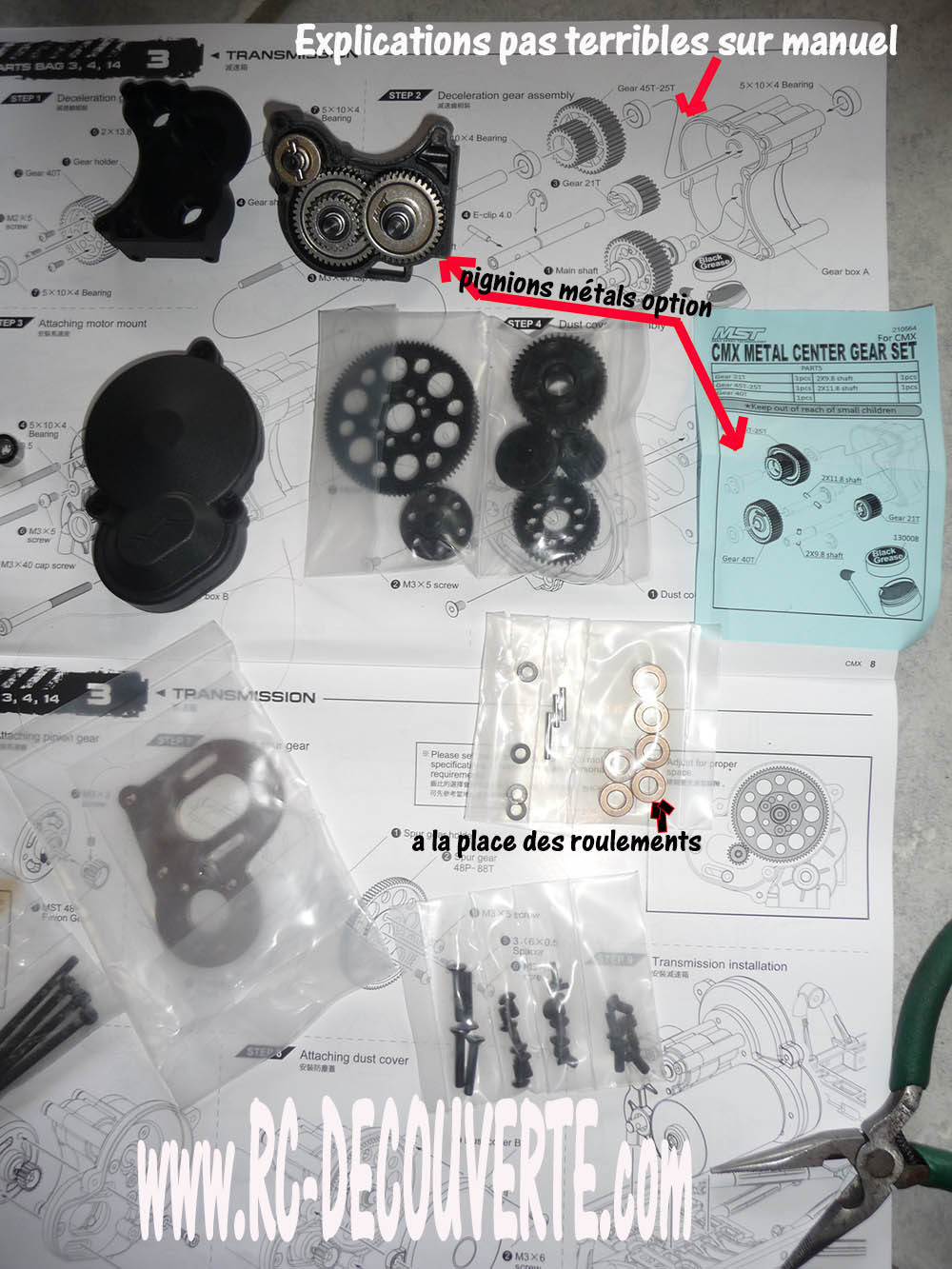 MST CMX Kit Jeep JK pompier & Hummer H1 : Montage et Modification - Page 2 Montag11