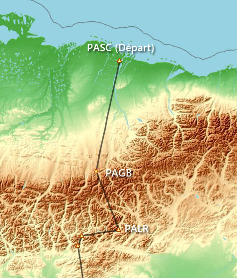 La Route Panaméricaine vue du ciel - Etape 1 (PASC - PAGB) Carte110