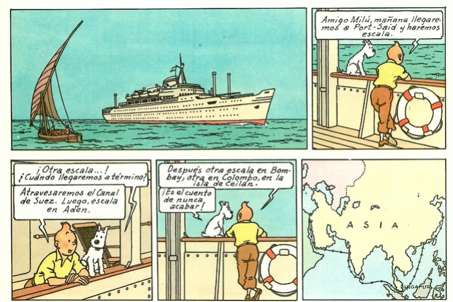 La grande histoire des aventures de Tintin. - Page 35 Scan1513
