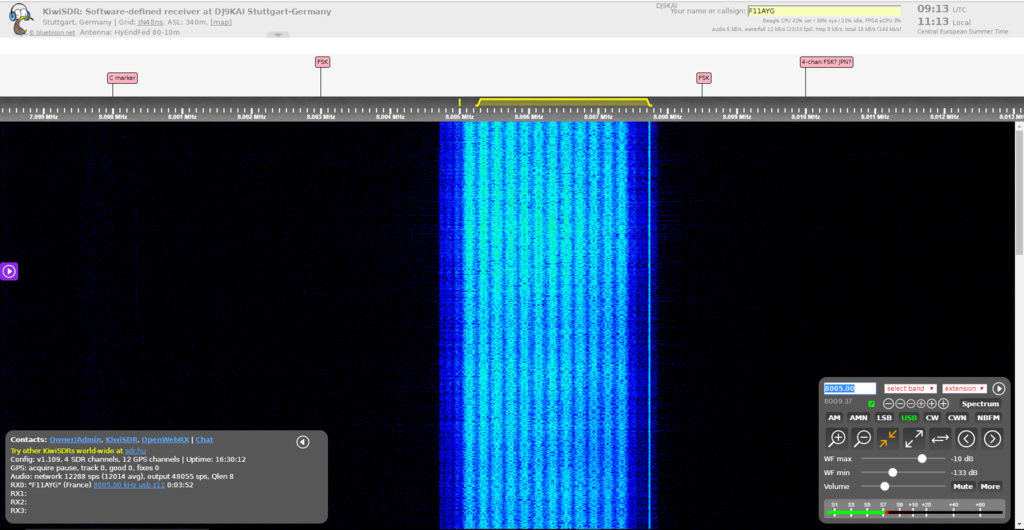 RAF VOLMET sur 8mhz 2017-012