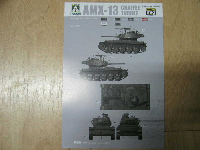 [TAKOM] Char léger AMX 13 tourelle CHAFFEE 1/35ème Réf 2063 Img_4927