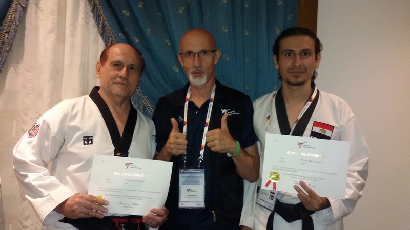 Referees in The 99th International Kyorugi Referee Siminar & The 113th Refresher Course, in Sharm El-Sheikh, Egypt O410