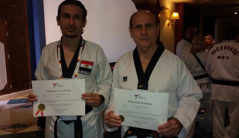 Referees in The 99th International Kyorugi Referee Siminar & The 113th Refresher Course, in Sharm El-Sheikh, Egypt O910