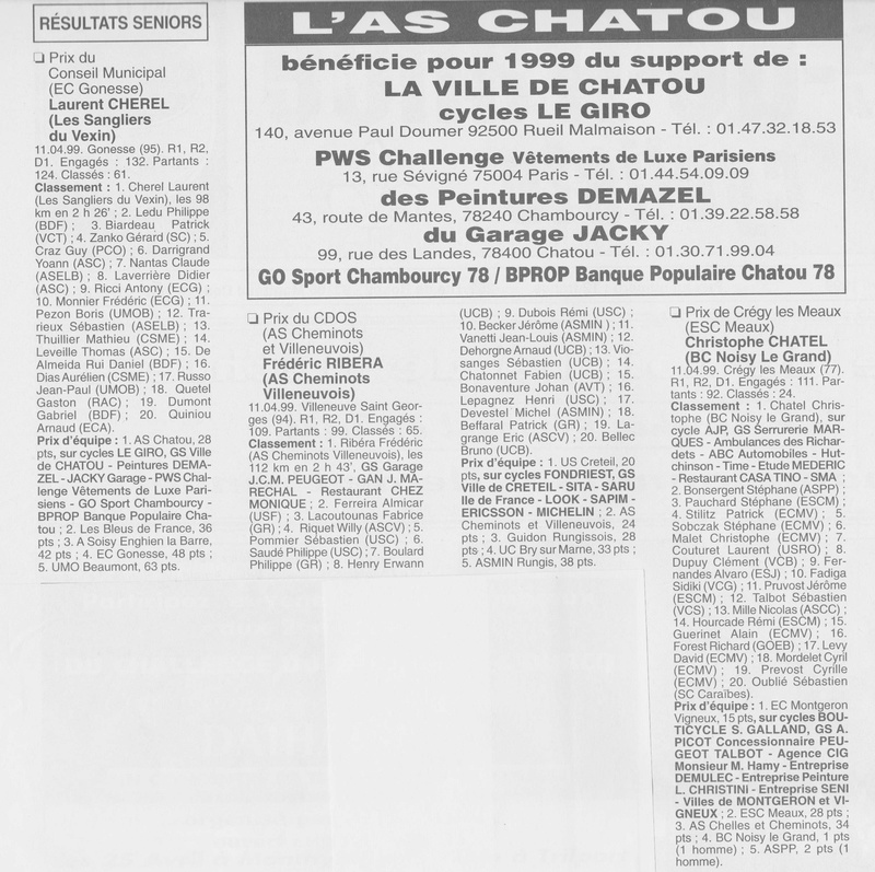  Coureurs et Clubs de Octobre 1996 à décembre 1999 - Page 29 00118