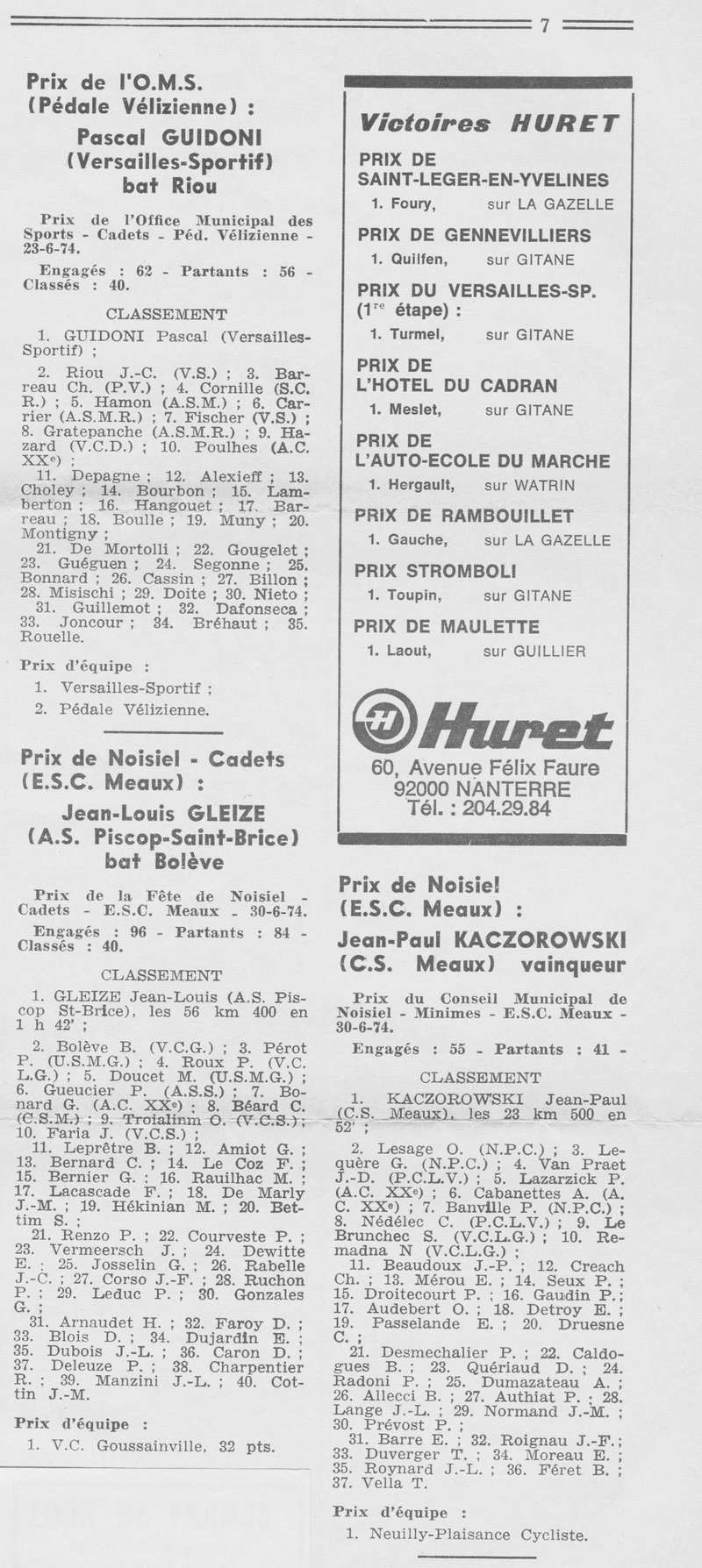 Coureurs et Clubs de juin 1974 à mars 1977 - Page 3 00226