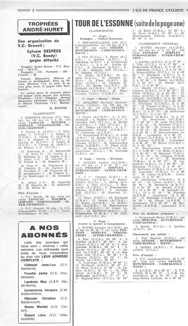 Coureurs et Clubs de juin 1974 à mars 1977 - Page 12 00469
