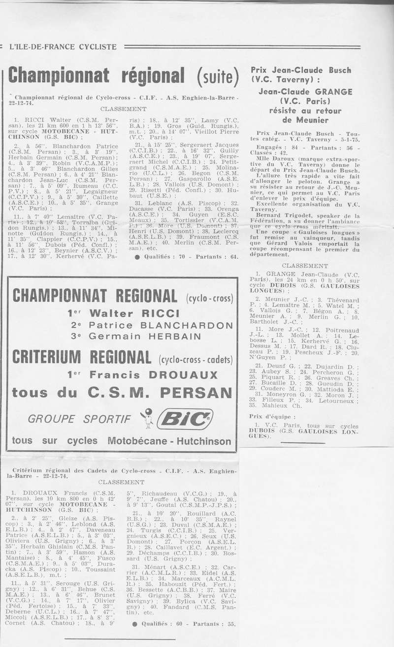Coureurs et Clubs de juin 1974 à mars 1977 - Page 9 00542