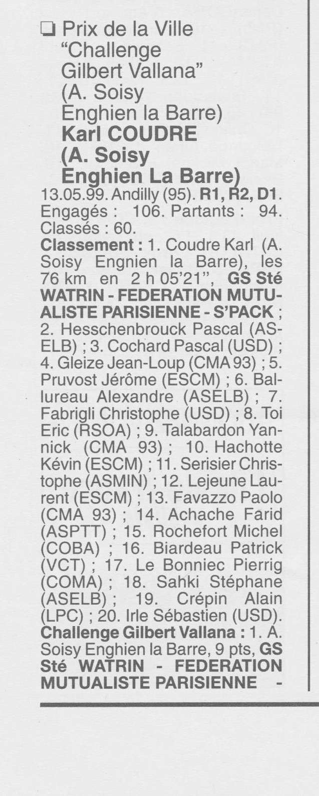  Coureurs et Clubs de Octobre 1996 à décembre 1999 - Page 32 00924