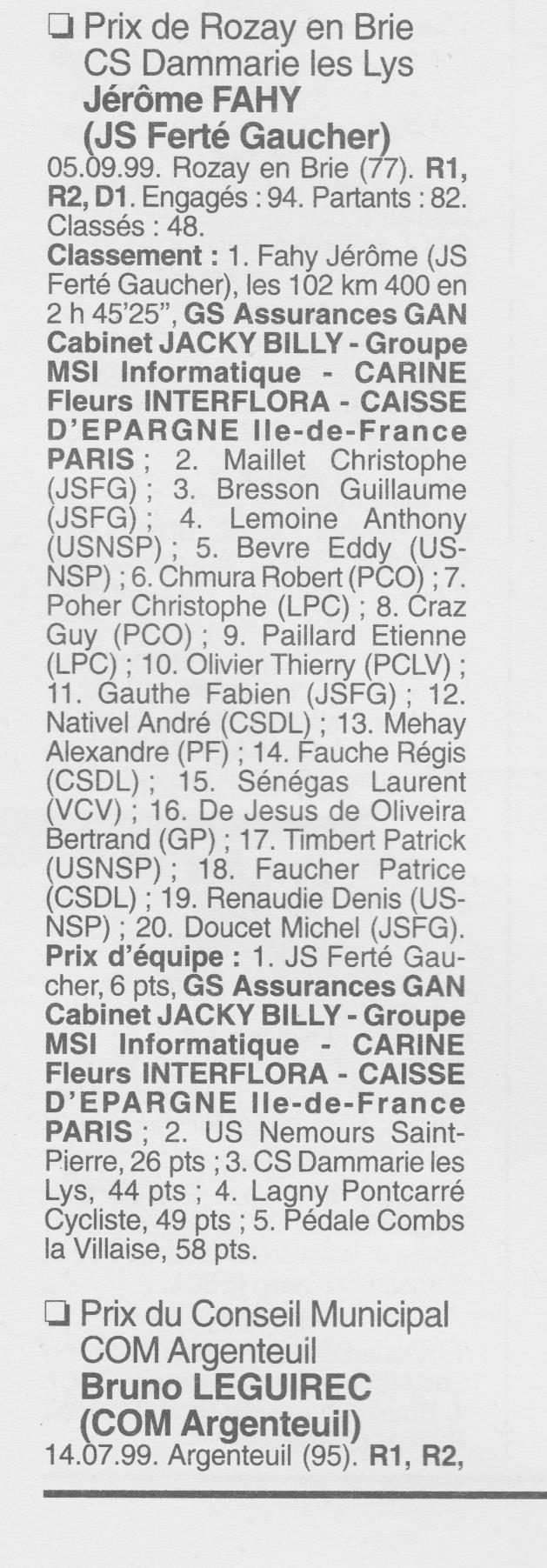  Coureurs et Clubs de Octobre 1996 à décembre 1999 - Page 36 00928