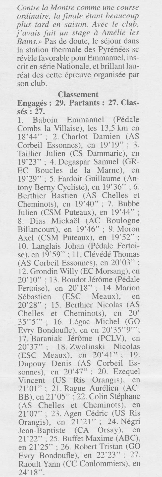  Coureurs et Clubs de Octobre 1996 à décembre 1999 - Page 29 01018