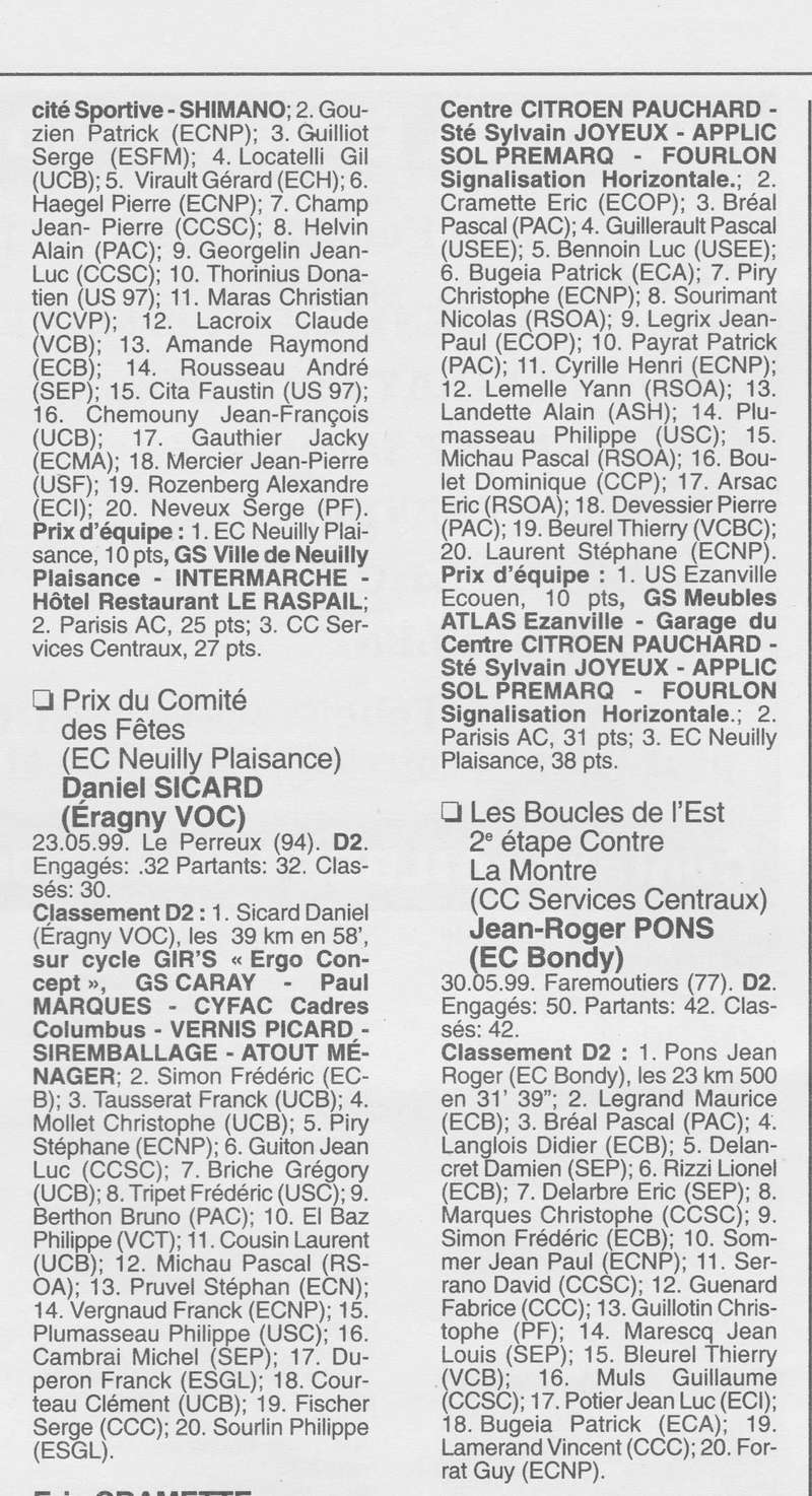  Coureurs et Clubs de Octobre 1996 à décembre 1999 - Page 33 01029