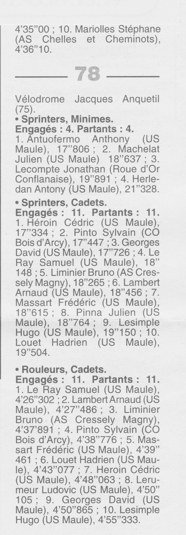  Coureurs et Clubs de Octobre 1996 à décembre 1999 - Page 30 01321