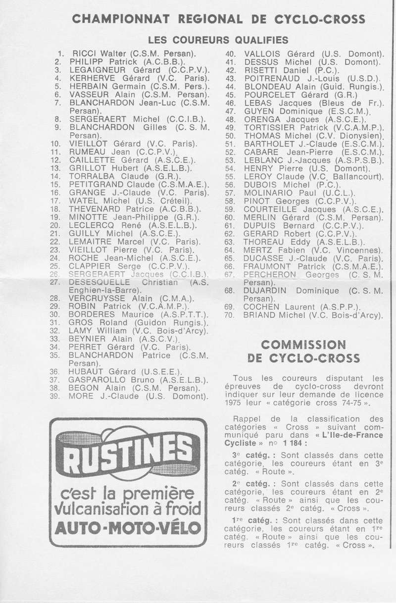 Coureurs et Clubs de juin 1974 à mars 1977 - Page 8 01341