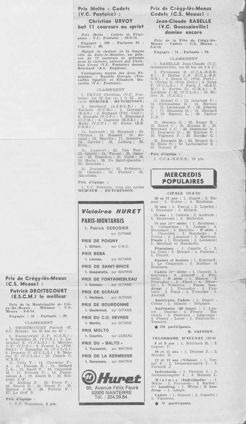 Coureurs et Clubs de juin 1974 à mars 1977 - Page 2 01420