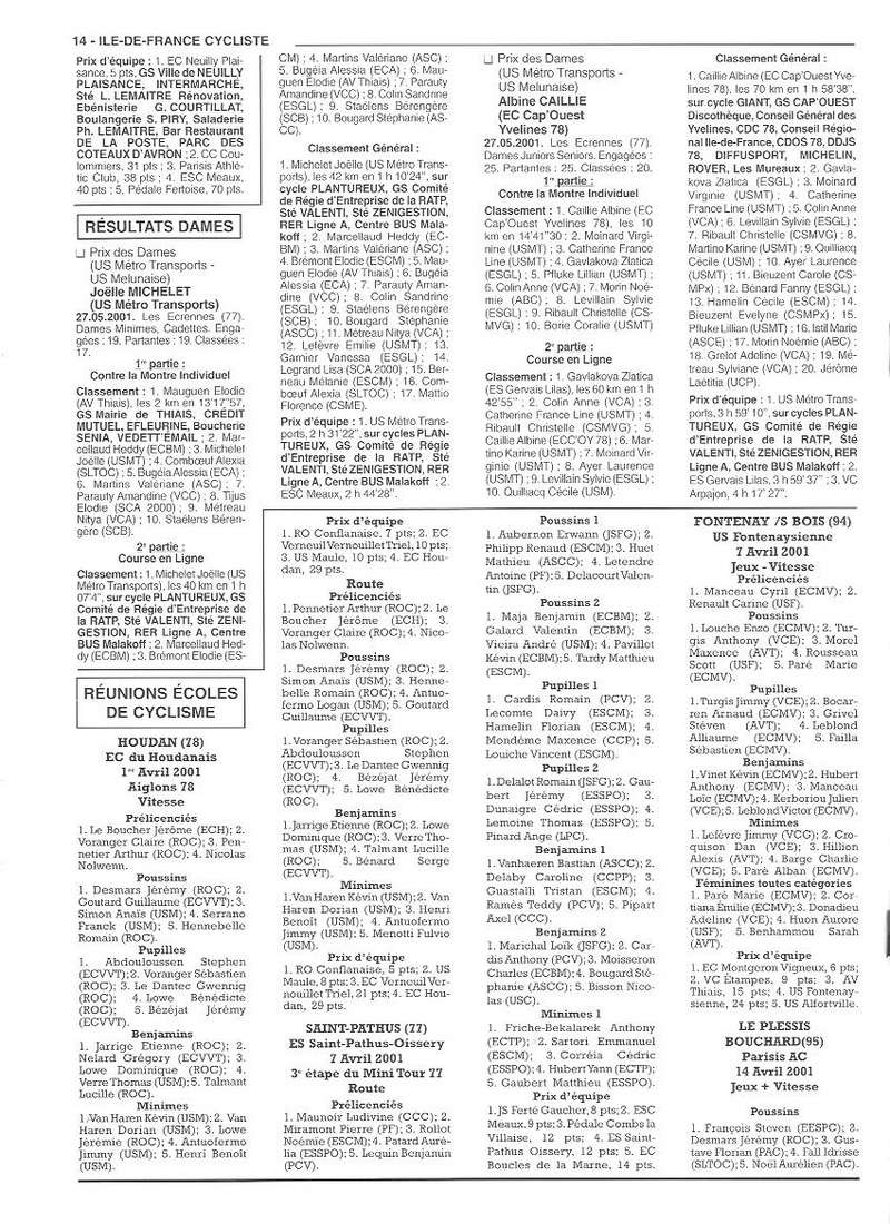Coureurs et Clubs de janvier 2000 à juillet 2004 - Page 15 01461