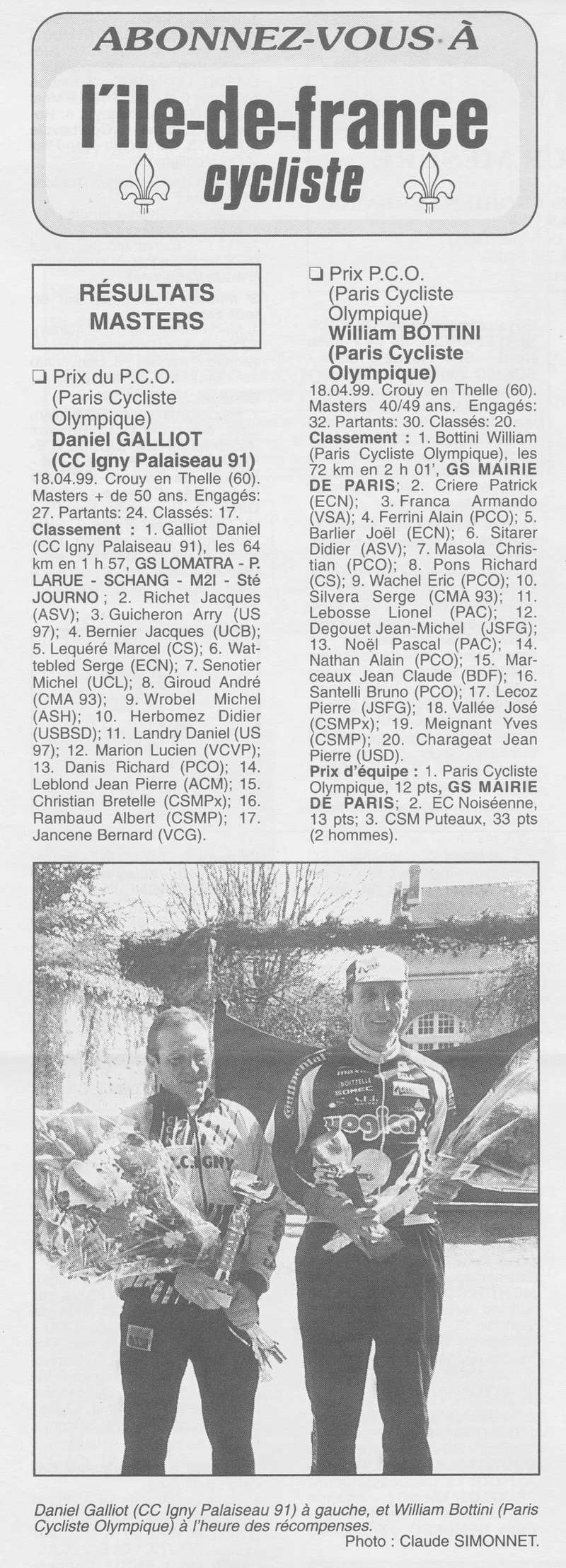  Coureurs et Clubs de Octobre 1996 à décembre 1999 - Page 30 01519