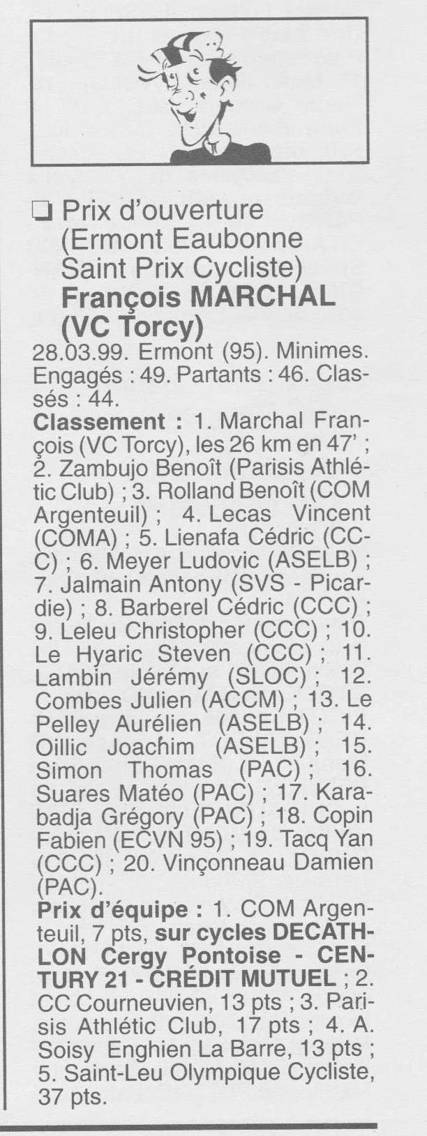  Coureurs et Clubs de Octobre 1996 à décembre 1999 - Page 29 01616