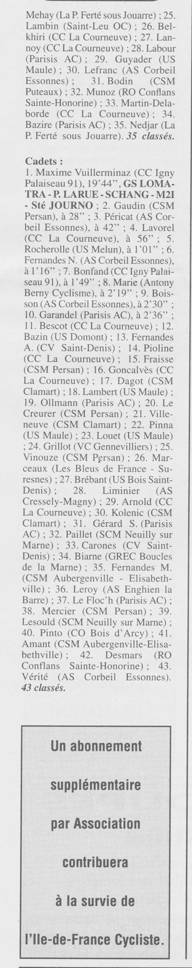  Coureurs et Clubs de Octobre 1996 à décembre 1999 - Page 27 02013