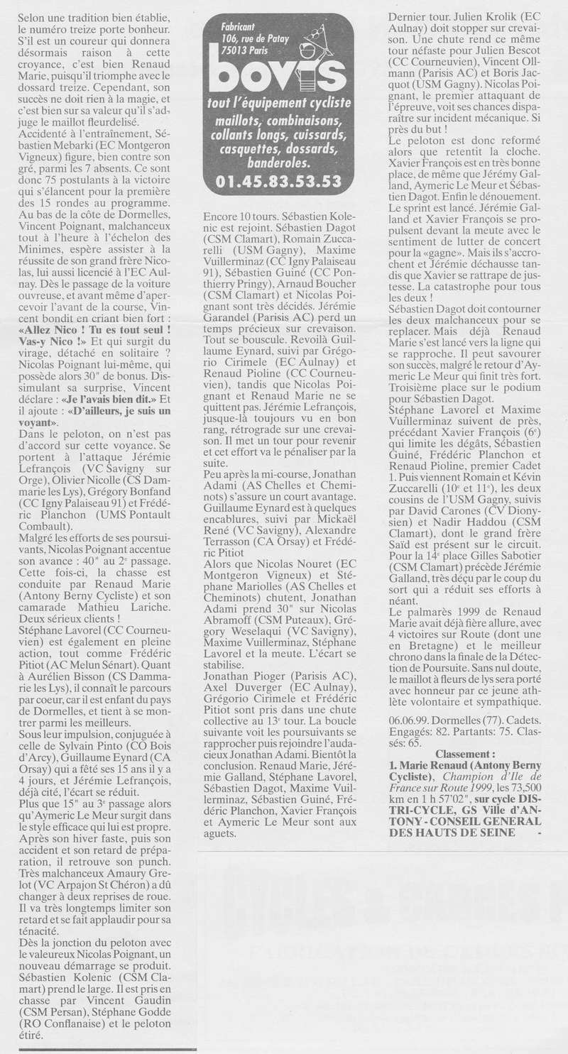  Coureurs et Clubs de Octobre 1996 à décembre 1999 - Page 32 02517