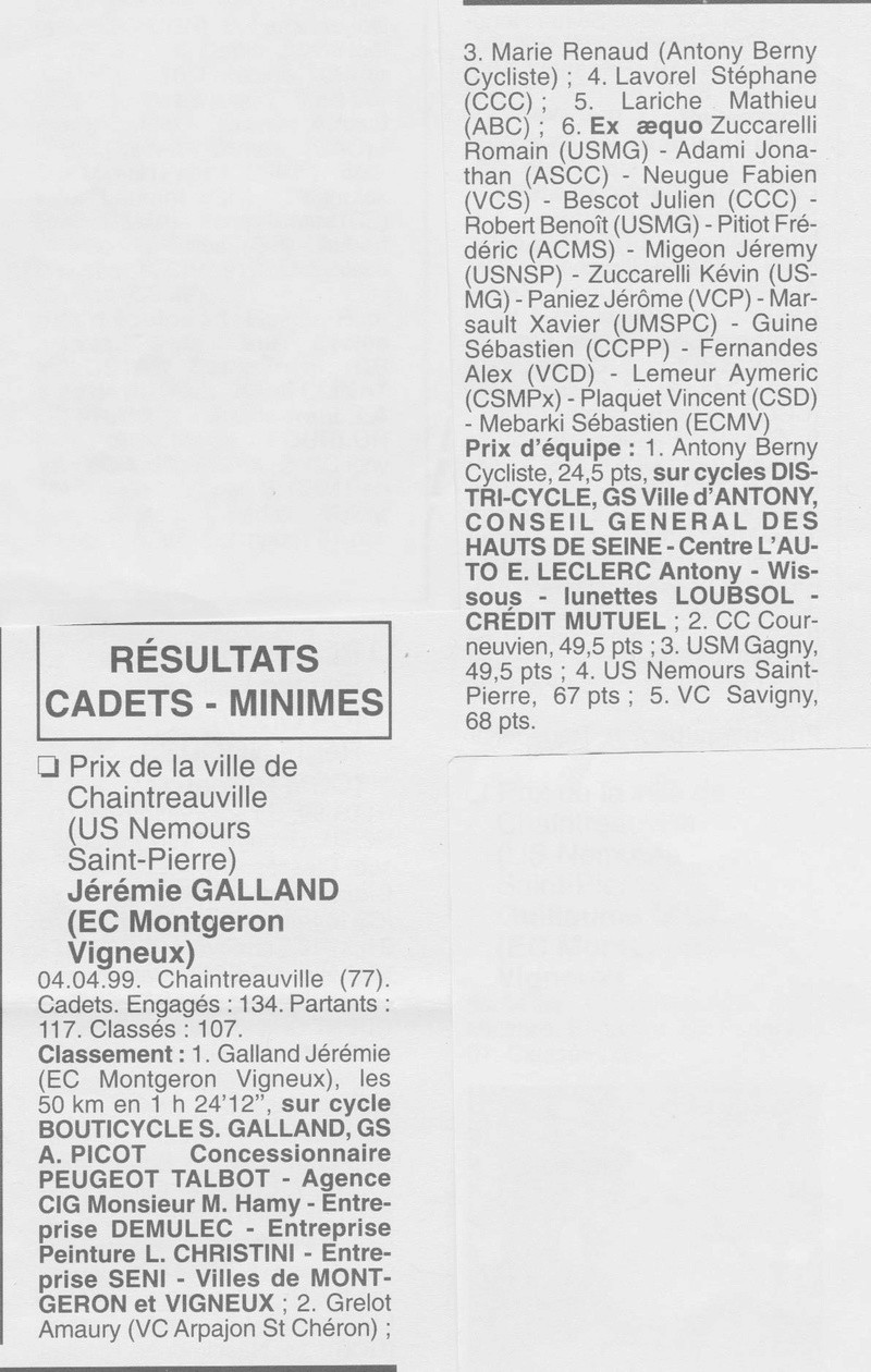  Coureurs et Clubs de Octobre 1996 à décembre 1999 - Page 29 03510