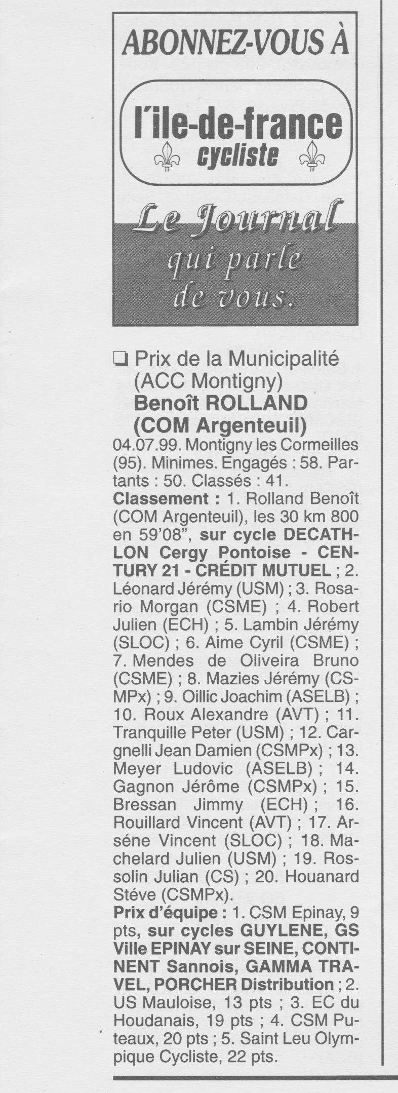  Coureurs et Clubs de Octobre 1996 à décembre 1999 - Page 35 1_01810
