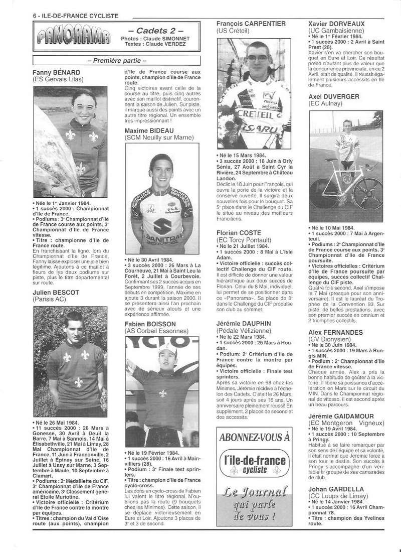 Coureurs et Clubs de janvier 2000 à juillet 2004 - Page 11 200710