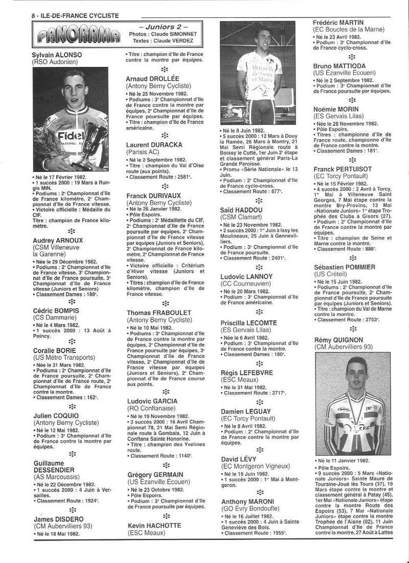 Coureurs et Clubs de janvier 2000 à juillet 2004 - Page 11 202511